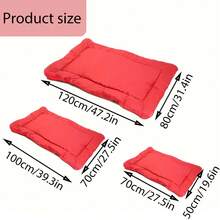 1 Stück tragbare faltbare Hundematte, Outdoor Camping Haustierauflage, Auto/Haus Verwendung Katzen/Hunde Kissen, quadratisches Design bequemer Ruhebereich für kleine/mittlere/große Hunde, geeignet für Haustiere, Camping, Reisen