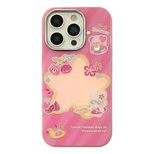 Carcasă de telefon Star, cu design aurit magenta și animale, pentru 16, rezistentă la șocuri, compatibilă cu Apple 15 Pro Max, 14, 13, 11, stil creativ și drăguț INS