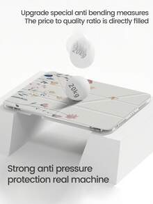 Ốp lưng gập hình chữ Y hai mặt trong suốt bằng acrylic phủ nhiều màu sắc, đẹp mắt và dễ thương này được trang trí bằng họa tiết hoa, cỏ và bướm, có khả năng chống sốc và tương thích với iPad thế hệ thứ 7 và thứ 8 (10.2 inch). Sản phẩm đi kèm với ốp lưng iPad thế hệ thứ 10, khe cắm bút tích hợp và hỗ trợ chức năng bật/tắt màn hình. Đây là lựa chọn lý tưởng cho quà tặng dịp lễ và năm mới. - Nhiều màu - Xem 5