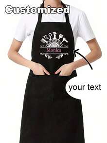 1 件个性化定制发型师黑色围裙美发师美容院美容师美容学校理发师礼物定制、独特、个性化的理想礼物，适合他/她、男朋友、女朋友、爸爸、妈妈、家人、朋友，适合周年纪念日、情人节、母亲节、生日、儿童节、父亲节、毕业典礼、婚礼、圣诞节、乔迁 - 彩色 - 查看 10