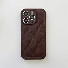 Minimalistisches Nischen-Vintage-Dunkelbraun-Meteoriten-Muster Handyhülle kompatibel mit iPhone 17 Pro Max/ 16 Pro Max/ 15, Apple 14 Pro Max, Neu 13/12/11