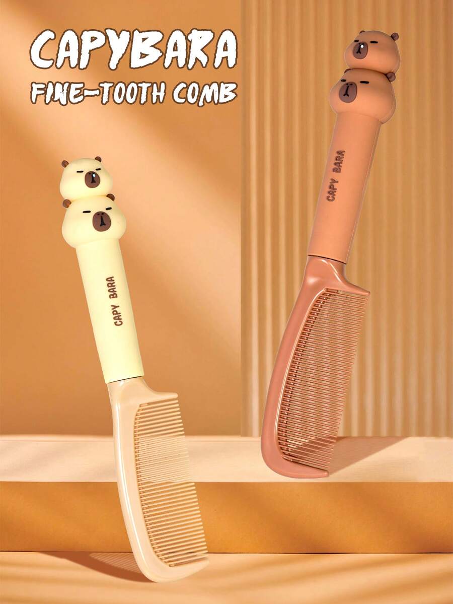 1pc/2pcs Hair Comb, Anti-Static And Detangling, Fluffy Style, Suitable For Both Men And Women, Wet And Dry Use, Scalp Massage, Hair Brush, Portable, Easy To Clean, Suitable For Daily Use And As A Holiday Gift - Multicolor - View 1