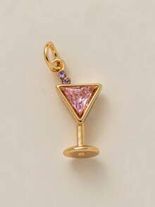 1pc Cute & Fashionable Cat Heart Dragonfly Shell Pendant, 18K Gold Plated, Easy To Match And Showcase Feminine Charm, Suitable As A Delicate Pendant For DIY Jewelry, Necklace, Bracelet, Earrings, Keychain, Bag Accessories, Women's Jewelry Accessories, Wallet Accessories, Pendant, DIY Accessories, Women's Jewelry Gifts - Multicolor - View 12