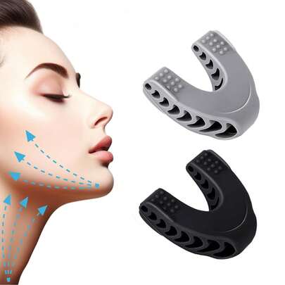 Jawline Exerciser For Men & Women, Silicone Jaw Trainer | Strengthen Jaw, Face & Neck Muscles, Reduce Stress & Cravings, Enhance Jawline & Chewing Power