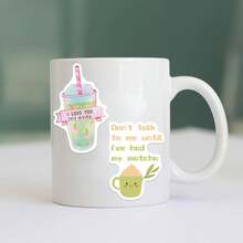 50 件 Matcha Girl 贴纸乙烯基贴纸剪贴簿、日记本、笔记本电脑、保险杠、滑板、水瓶、电脑、手机、卡通、安全帽、汽车贴纸和贴花 - 彩色 - 查看 9