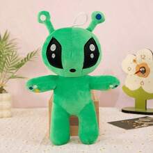 1pc - 2025 New Arrival - Green Big Eye Alien Plush Doll - Funny Sleeping Pillow For Boys & Girls - Stuffed Doll - - Handmade - Birthday Gift, Christmas Gift, Halloween Gift, Perfect Gift - Multicolor - View 7