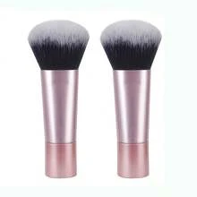 1 pièce Pinceau de maquillage, poudre, blush, pinceau à poudre pour ongles, outil de maquillage de beauté portable à manche court. Pinceau de fond de teint, pinceau correcteur, pinceau blush, pinceau contour, pinceau blush, pinceau bronzer, pinceau poudre, pinceau fond de teint, pinceau blush, cadeaux - Rose bonbon - Voir 9