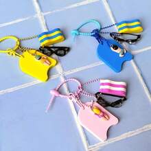 Summer Kids Swimming Boards, Swim Goggles, Keychains, Bag Charms, Bag Accessories - Multicolor - View 1