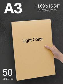 50 张 A4 深色牛皮纸，200gsm，8.3x11.7 英寸 - 非常适合 DIY 工艺品、邀请函和卡片制作、学校用品、返校 - 彩色 - 查看 13