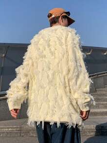 Men Knit Tops - màu đen - Xem 5