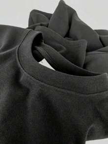 Unisex Camiseta Champion Negra Hombre 1 unidad de 100% algodón puro Estilo Deportivo Camisa de T con Estampado Digital de 220 Gramos Logo Champion Camisa de Hombre con Cuello Redondo y Mangas Cortas para Tiempo Libre,"Note: Please wear skin-colored undergarments." - Negro - Ver 5