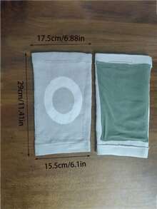 1pc Warm Moxa Knee Pad, Sports Knee Joint Cold Protection, Four-Way Stretch Thick Knitted Knee Pad - Multicolor - View 6