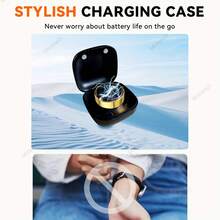 MixtataDi Smart Ring, New Smart Ring With Charging Compartment, Fitness, Steps, Distance, Calories, Sleep, Exercise, Compatible With For Iphone Android, Remote Photo Control, Ultra Low Power Consumption, Stylish And Comfortable Gift Option - 彩色 - 查看 9