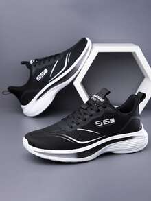 2025 透气网眼男士休闲鞋，新款时尚减震跑步鞋，适合所有季节情人节创意 - 彩色 - 查看 12