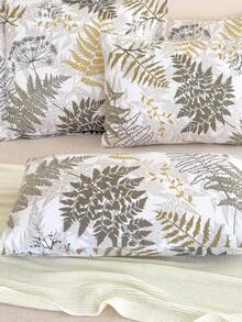 Best Cheap Soft Microfiber Pillow Case - Floral Pillow Covers, Hypoallergenic And Breathable Pillowcase, Large Long Standard Queen Twin Single Double Full King , Body, European, And Square Sizes, Perfect For All Seasons Bedding Set