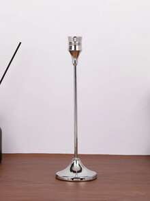 قطعة واحدة/مجموعة واحدة من حامل الشموع الفضي الفاخر بالطراز الشمالي، حامل شموع فاخر للمائدة، شموع على الطراز العثماني للاستخدام في حفلات الزفاف الراقية، وتزيين طاولات الحفلات والأعياد والكريسماس، ديكور شموع متعدد الاستخدامات بطراز بوهيمي أنيق لحفلات، وعشاء بالشموع، وأعياد الميلاد، وحفلات الفنادق، وديكور المنزل