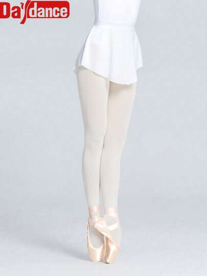  Daydance1 Piece Of Women's Balettkjol Adult Dance Dress Balett Dam Ballerina Danskläder Sidoslit Balett Kort Kjol För Gymnastikträning (Storleken är för liten, det rekommenderas att ta en storlek större)