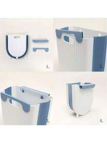 1个节省空间可折叠垃圾桶：用途广泛，便于携带，适用于厨房、汽车、浴室 - 提升您的居家生活品质，厨房、浴室、家居用品供应商 - 彩色 - 查看 7