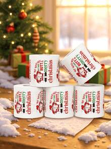 1 Rolle Toilettenpapier mit Weihnachtsthema, 10*9,5cm, Muster mit Weihnachtsmann-Muster, Fröhliche Weihnachten, kann als Einweg-Toilettenpapier, Weihnachtsparty-Dekoration, Weihnachtsdekoration, Heimdekoration, Weihnachtsgeschenk, Winterdekoration, Weihnachtsparty-Gastgeschenk, Familientreffen-Zubehör, Feiertagszubehör, Silvester-Partyzubehör, Weihnachts-Toilettenartikel verwendet werden, auch geeignet für Küche und Bad, ideal für Weihnachtsessen - Verschiedenfarbig - Übersicht 2