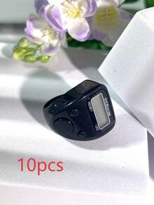 LED Finger Ring Counter, Elastic Ring Counter With Digital Display, Electronic Hand Tally Counter, Counting Ring Counter, Counting Clicker For Warehouse Inventory - Multicolor - View 24
