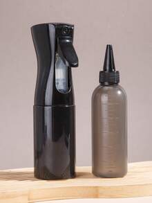 CTZIHGAO 2/3件組美髮造型套組－包含200ml持續噴霧瓶、160ml染髮塗抹瓶與精準噴嘴擠壓瓶，適合將染劑、水或美髮產品直接塗抹於髮根，適用於吹風機、頭髮、美髮配件、美髮產品、美髮工具、美髮用品、旅行必需品、旅行、學校、校園、萬聖節、假期、音樂節、刷子、髮刷、髮梳、美髮配件 - 彩色 - 查看 9