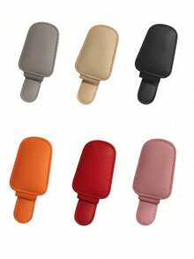 3pcs Universal Car Sun Visor Glasses Clip, Sunglasses Box, Car Glasses Holder, Car Interior Accessories, Fashionable Car Glasses Clip, Magnetic PU Leather Stylish Glasses Clip, Glasses Clothing Clip, 2pcs Car Interior Sun Visor Accessories, Glasses Storage Holder, For Vehicle Interior, 1pc Glasses Storage Holder Sunglasses Travel Cool - Multicolor - View 10