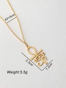 Ankh Necklace, Egyptian Protective Amulet, Ancient Symbol Pendant, Spiritual Jewelry For Women, Egyptian Cross Necklace, Unique Jewelry Gift - Multicolor - View 9