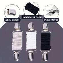 1/2/3/4/6/8pcs Vintage Rhinestone Shawl Clips, European And American Style Sweater Clips, Scarf Clips, Anti-Slip Brooch Collar Clips, Alloy Accessories