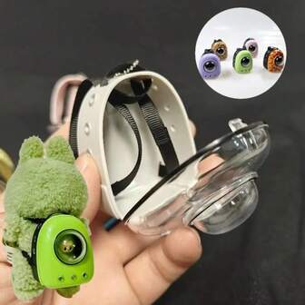 1 Bubu And Multiple Types Of Simulated Pet Bag Decoration Backpacks, Suitable For Cute Doll Accessories, Doll Photography Clothing Props(Random Color)