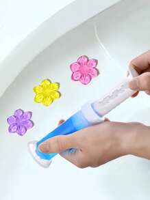 厕所凝胶，厕所凝胶印章，香氛厕所花朵印章，浴室、卫生间和洗手间空气清新剂，家居清洁工具，万圣节