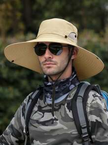 1 Sombrero de sol de ala ancha para hombre con parte superior desmontable y parasol, adecuado para actividades al aire libre como escalada, pesca en la playa. Sombrero de verano apropiado para actividades de verano al aire libre como senderismo y pesca - sombrero de pescador - Ver 14