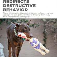 Outward Hound By Charming Pet Squawkers Earl Latex Squeaky Rubber Chicken Dog Toy, Funny Interactive Holiday Toy For Dogs, Large Size