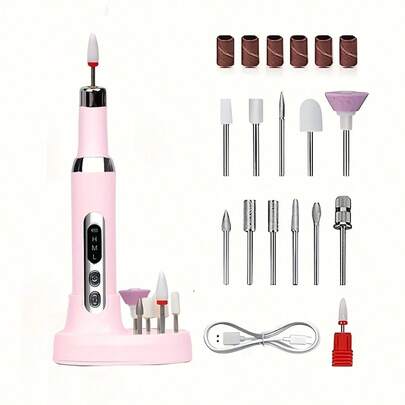 New Mini Electric Nail Grinder, Automatic Nail File Manicure Tool For Elderly, Portable Nail Polisher