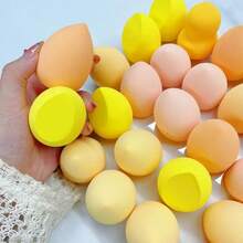 12 piezas de esponjas de belleza de tamaño mediano, licuadora de maquillaje para mezclar líquidos, cremas y polvos, esponja cosmética de base húmeda y seca sin látex, multicolor y adecuada para todo tipo de piel,esponjas esponjas de baño esponjas para maquillaje - color - Ver 5