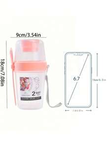 1 szt. Kubek na sałatkę śniadaniową w słoiku typu Mason z pokrywką, przenośny kubek na przekąski owocowo-warzywne, kubek na jogurt z widelcem, odpowiedni na święta Bożego Narodzenia, śniadanie, sałatkę, owsiankę nocną, smoothie, dip i sos (z widelcem, do lunchu), pojemnik na owoce i warzywa