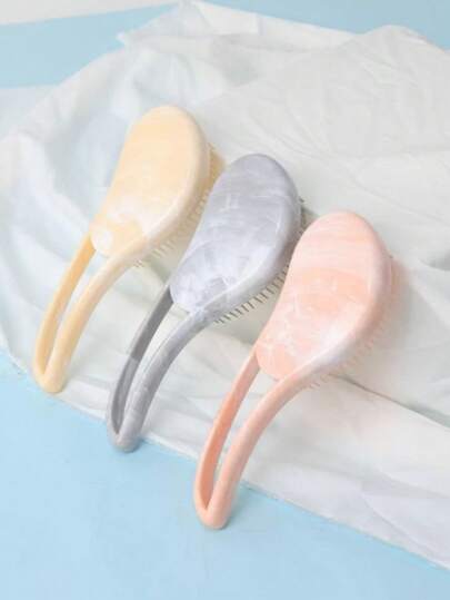 1pc Marble-Patterned Dry And Wet Dual-Purpose Portable Detangling Comb, Non-Knotting Hair Care Comb, Soft-Tooth Massage Comb, Easily Detangles Hair, Relaxes Scalp, Brush, Hair Brushes, Edge Brush, Brush Hair, Hair Comb, Comb Hair, Detangling Brush, Ball Brush, Mini Hair Brush, Hair Brush Set, Wooden Comb, Hair Brush,Travel Essentials,Travel Essential,Hairstyle,Hairdressing,Hair Brush,Slick Back Brush,Styling Brush,Curly Hair Brush,Edge Brush,Hair Comb,Brush Hair,Hair Brush Set,Comb Hair,Comb For Curls,Detangling Brush,Hair Brush For Women,Hair,Travel,Hair Products,Hair Tools,Hair Stuff,Barber,Barber Accessories,Barbershop,Hairdressing Equipment