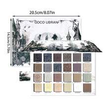 24-Color Eyeshadow Palette | Dark Style Series | High Saturation Matte Pearl Light Powder | | Easter Exclusive | Music Festival Or Party Must-Have Eyeshadow Palette | Easter Perfect Gift For Friends, Family And Lovers - Dark Tone Series Niche Style Eyeshadow Palette - 多色的 - 查看 5