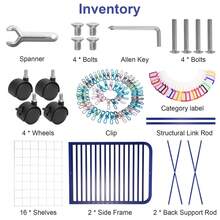 Art Drying Rack For Classroom, Art Storage Rack, Drying Rack Art With 16/25 Removable Shelves, Art Canvas Storage, Mobile Painting Drying Rack With Wheels - 16th Floor - View 3