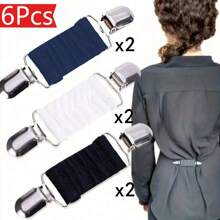 1/2/3/4/6/8pcs Vintage Rhinestone Shawl Clips, European And American Style Sweater Clips, Scarf Clips, Anti-Slip Brooch Collar Clips, Alloy Accessories