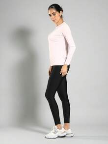 FITNATION Women's Long Sleeve T-Shirt With UV50 Sun Protection - Baby Pink - View 4