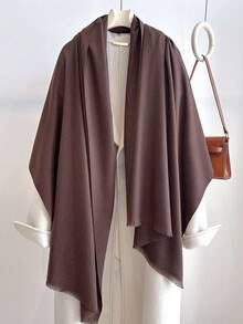 FADZOYLE 1件装女士优雅纯色围巾羊绒披肩头巾，四季皆宜，秋冬季保暖，短流苏加长款，简约优雅，多功能颈部围巾，适合办公室、户外、日常使用，可作礼物、晚宴、婚礼配饰，也可作为礼服搭配。 - 彩色 - 查看 21