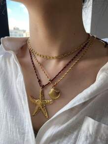 極簡鏈條樣式項鍊