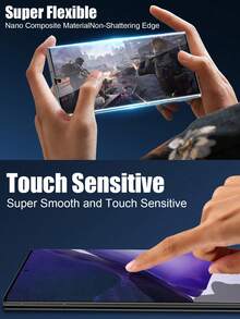 2 piezas Película protectora de pantalla mate anti-espía, resistente a los arañazos, compatible con la serie S20/S21/S22/S23/S24/S25 Ultra con pantalla curva (incluye herramientas de aplicación) Protección de pantalla esencial a prueba de agua, a prueba de golpes, anti-caída, anti-huellas dactilares, con cobertura completa, aplicable a protección diaria, oficina, privacidad en el hogar