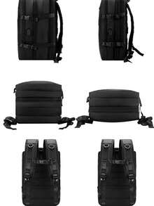 Balo thời trang nữ, Balo nam 45x30x20 Túi tote có ngăn đựng giày, Ngăn đựng đồ ướt và khô, Balo du lịch Ryanair, Túi tote dưới ghế, Túi bay, Balo du lịch nữ, Balo được chứng nhận hàng không, Balo hành lý du lịch, Túi công tác cuối tuần có cổng USB, Balo du lịch chống nước cho nam - màu đen - Xem 5