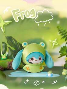 雨天毛绒盲盒：6款可爱动物连帽毛绒玩具（兔子、狐狸、熊猫、考拉、青蛙、小猫），毛绒玩具钥匙扣，完美装饰包包。这些可爱的动物连帽玩具采用优质毛绒面料制成，是动漫和毛绒玩具爱好者的完美收藏惊喜。它们也是馈赠亲朋好友的理想礼物，可作为桌面装饰，或为日常配饰增添一丝可爱气息。 - 彩色 - 查看 7