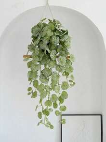 40-70cm Artificial Hanging Ivy Vine, Silk Fern Leaf, Tropical Clematis Flower, Suitable For Home, Garden, Wedding Decor, 1pc, Pot Not Included