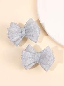 2pcs Gold Hair Bows For Toddler Girls Sparkling Gold Bow Hair Clips Gold Foil Mesh Hairpins Adorable Solid Color Barrettes Girls Holiday Party Headpiece Kids Baby Hair Accessories