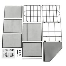 5 Tier Letter Tray Desk Organizer Metal Mesh A4 Paper Desktop Filing Trays - Black - View 11