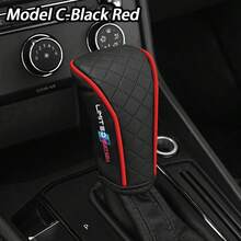 PU Leather Car Shift Handle Cover Gear Lever Decor Protective Cover For Audi For BMW For Mercedes Benz For VW For - one-size - View 33
