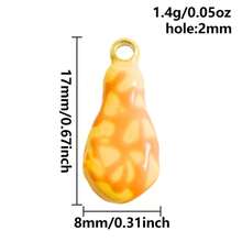 1个/2个装 奢华简约不锈钢真空电镀耐用珍珠镶嵌吊坠饰品，适用于包包装饰、DIY首饰制作、项链、手链、耳环，随机发货 - 彩色 - 查看 25